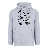 Heather Grey dalmatian dog pattern funny diy costume t shirt Heavyweight Hoodie - linhVisuals