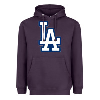 Plum la los angeles Heavyweight Hoodie - linhVisuals
