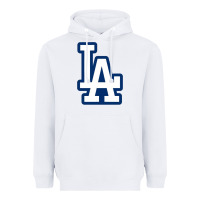 White la los angeles Heavyweight Hoodie - linhVisuals