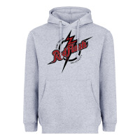 Heather Grey st. francis (pa) red flash Heavyweight Hoodie - linhVisuals