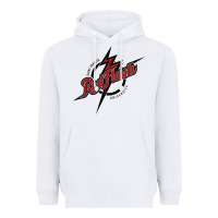 White st. francis (pa) red flash Heavyweight Hoodie - linhVisuals