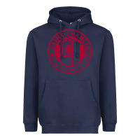 Navy st. francis (pa) red flash Heavyweight Hoodie - linhVisuals