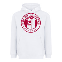 White st. francis (pa) red flash Heavyweight Hoodie - linhVisuals