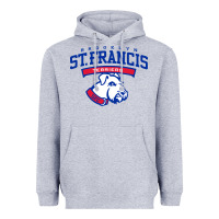 Heather Grey st. francis brooklyn terriers Heavyweight Hoodie - linhVisuals