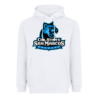 White The cal state san marcos cougars Heavyweight Hoodie - linhVisuals