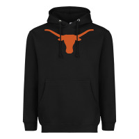 Black Texas Longhorns Vintage Hoodie Heavyweight Hoodie - linhVisuals