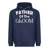 Navy father of the groom t shirt wedding gift Heavyweight Hoodie - linhVisuals