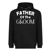 Black father of the groom t shirt wedding gift Heavyweight Hoodie - linhVisuals