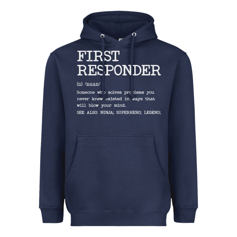 First Responder  Definition Design Heavyweight Hoodie by linhVisuals | Teevron