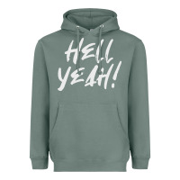 Sage hell yeah! Heavyweight Hoodie - linhVisuals