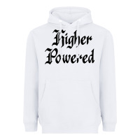 White higher powered   alcoholics anonymous slogans Heavyweight Hoodie - linhVisuals