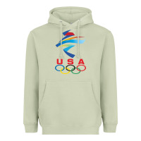 Matcha USA OLYMPIC RINGS Heavyweight Hoodie - linhVisuals