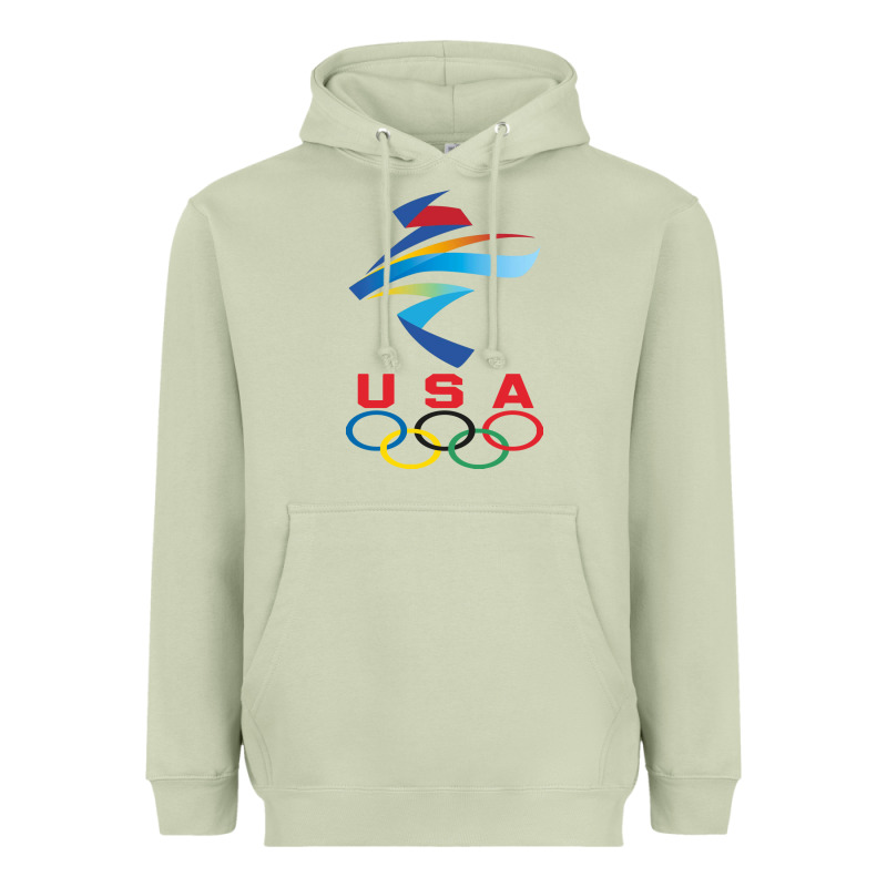 Usa Olympic Rings Heavyweight Hoodie by linhVisuals | Teevron