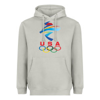 Moon Dust USA OLYMPIC RINGS Heavyweight Hoodie - linhVisuals
