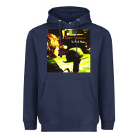 Navy brett dennen Heavyweight Hoodie - linhVisuals
