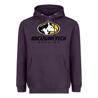 Plum michigan tech Heavyweight Hoodie - linhVisuals