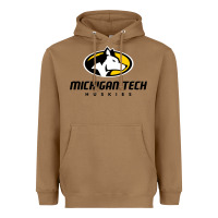 Toasted Coconut michigan tech Heavyweight Hoodie - linhVisuals