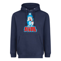 Navy slush puppie cute Heavyweight Hoodie - linhVisuals