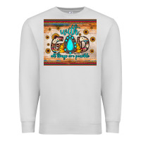 Dove Grey with god all things are possible matthew 19 26 Premium Sweatshirt - JahusDesignShop
