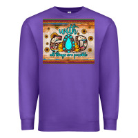 Purple with god all things are possible matthew 19 26 Premium Sweatshirt - JahusDesignShop