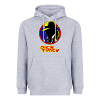 Heather Grey dick tracy Heavyweight Hoodie - linhVisuals