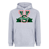 Heather Grey mississippi valley Heavyweight Hoodie - linhVisuals