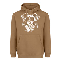 Toasted Coconut border collie dog t  shirt border collie with sunglasses cool dog t  s Heavyweight Hoodie - linhVisuals