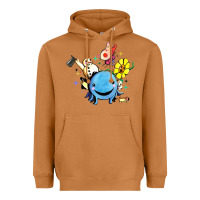 Meerkat oswald the octopus Heavyweight Hoodie - linhVisuals
