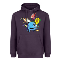 Plum oswald the octopus Heavyweight Hoodie - linhVisuals