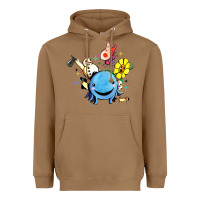 Toasted Coconut oswald the octopus Heavyweight Hoodie - linhVisuals