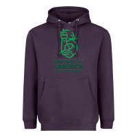 Plum ul  university of limerick Heavyweight Hoodie - linhVisuals