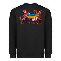 Black joy to the world Heavyweight Sweatshirt - AdoDesignShop