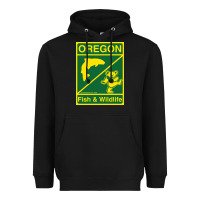 Black oregon fish & wildlife deadheads unite! Heavyweight Hoodie - linhVisuals