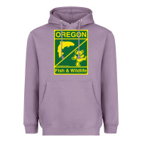 Lavender oregon fish & wildlife deadheads unite! Heavyweight Hoodie - linhVisuals
