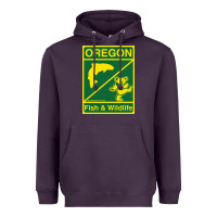 Plum oregon fish & wildlife deadheads unite! Heavyweight Hoodie - linhVisuals