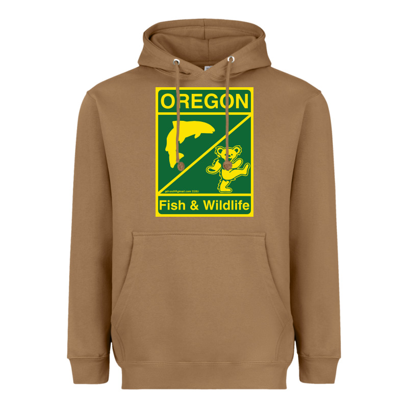 Oregon Fish & Wildlife Deadheads Unite! Heavyweight Hoodie by linhVisuals | Teevron