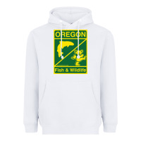 White oregon fish & wildlife deadheads unite! Heavyweight Hoodie - linhVisuals