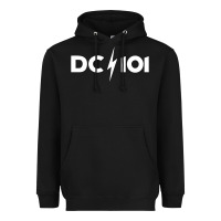 Black DC 101 Heavyweight Hoodie - linhVisuals