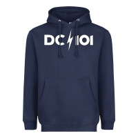 Navy DC 101 Heavyweight Hoodie - linhVisuals
