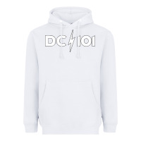 White DC 101 Heavyweight Hoodie - linhVisuals
