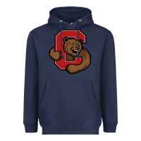 Navy cornell Heavyweight Hoodie - linhVisuals