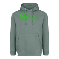 Sage SHREK SLUT GREEN SHIRT Heavyweight Hoodie - linhVisuals