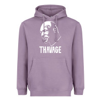 Lavender THAVAGE Heavyweight Hoodie - linhVisuals