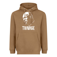 Toasted Coconut THAVAGE Heavyweight Hoodie - linhVisuals