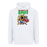 White groovie ghoulies Heavyweight Hoodie - linhVisuals