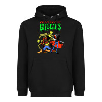 Black groovie ghoulies Heavyweight Hoodie - linhVisuals