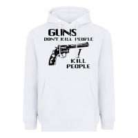 White guns dont kill people i kill people 1996 Heavyweight Hoodie - linhVisuals