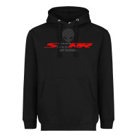 Black s1000rr not humane Heavyweight Hoodie - linhVisuals