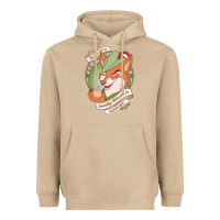 Mushroom chin up   robin hood Heavyweight Hoodie - linhVisuals