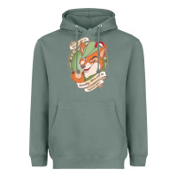 Sage chin up   robin hood Heavyweight Hoodie - linhVisuals